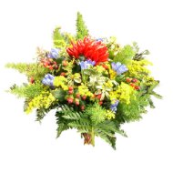 Foto Bouquet assortito di fiori di stagione